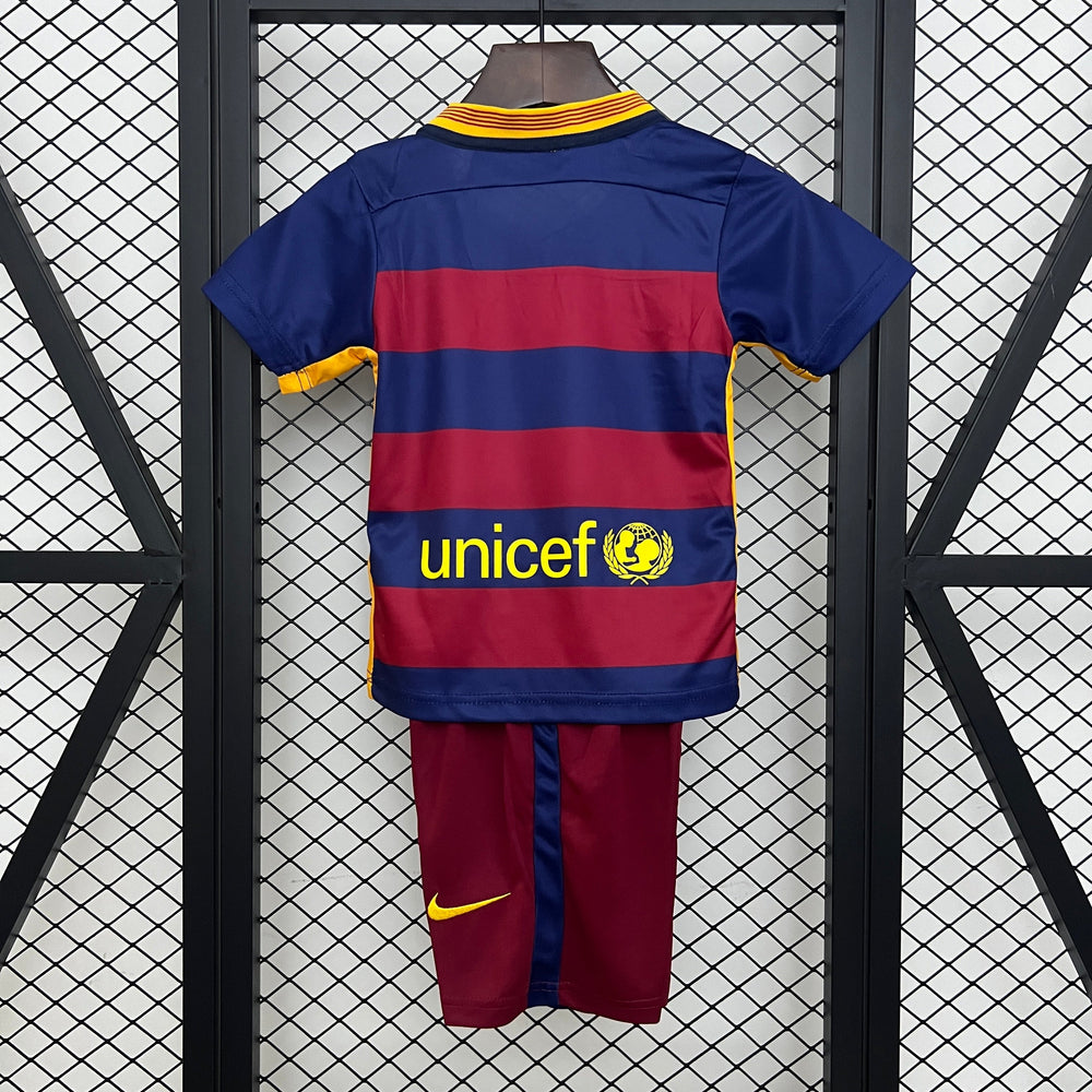 Barcelona 2015 - 2016 Heimtrikot für Kinder
