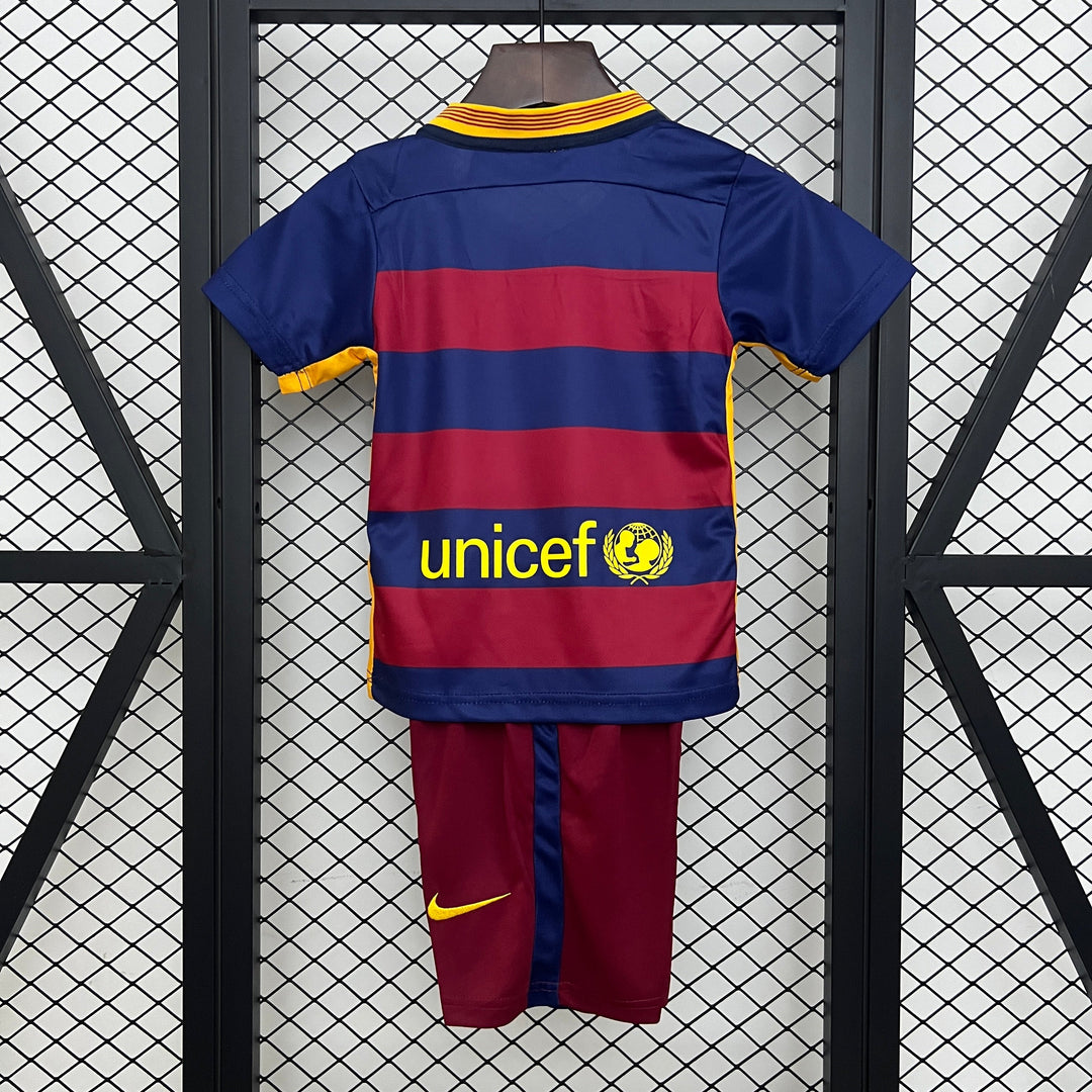 Barcelona 2015 - 2016 Heimtrikot für Kinder