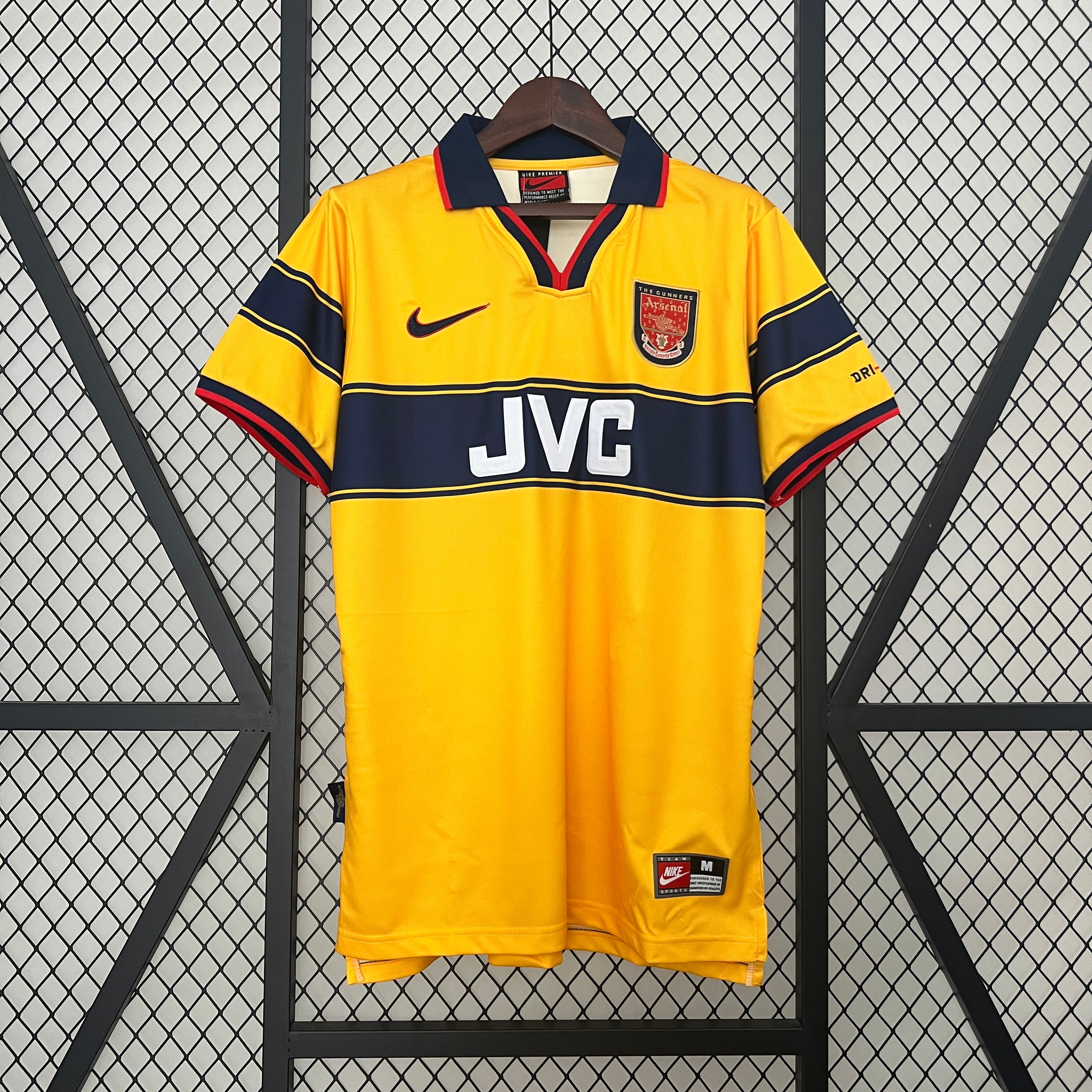 Arsenal 1997 1998 Auswartstrikot retrotrikots