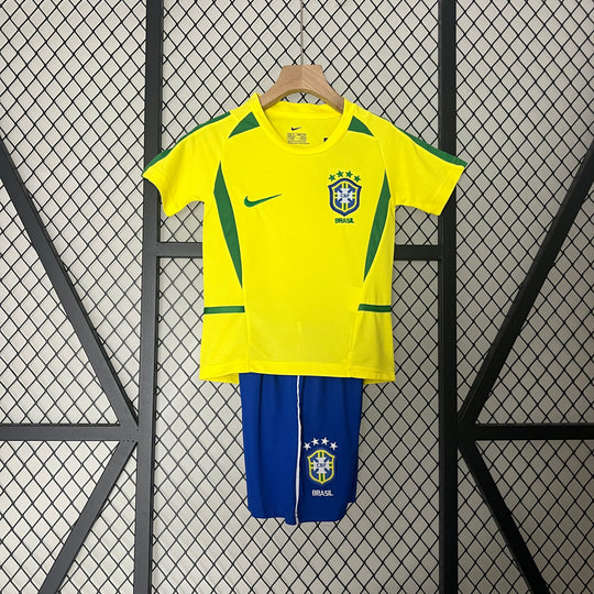 Brasilien Heimtrikot 2002 für Kinder