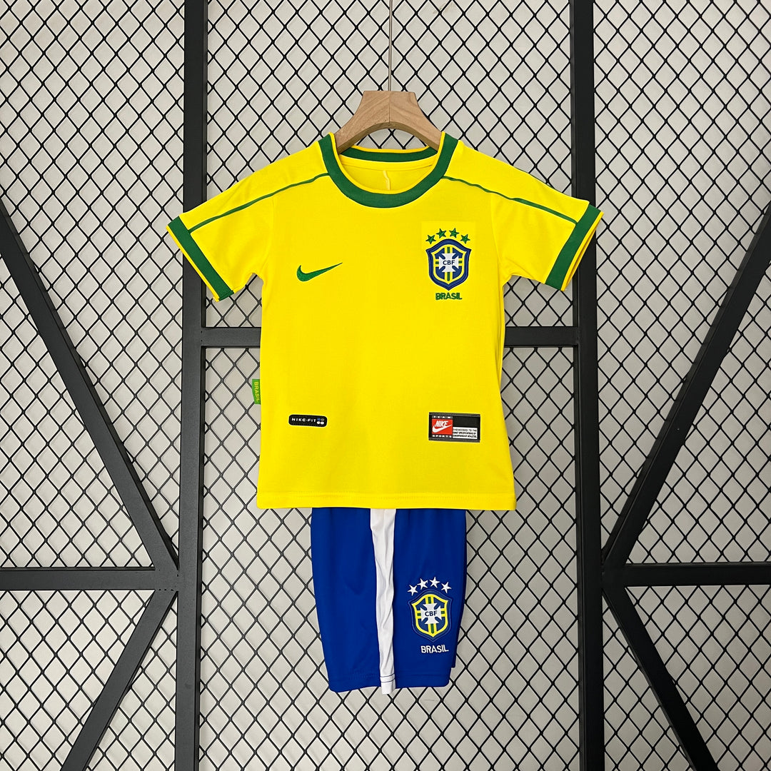 Brasilien Heimtrikot 1998 für Kinder