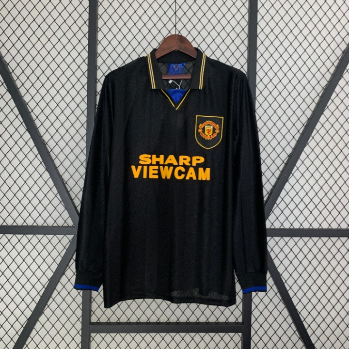 Manchester United 1994 - 1995 Auswärtstrikot Langarmiges