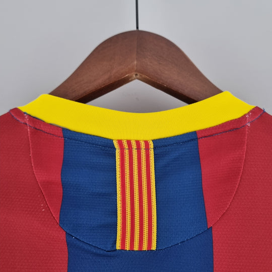 Barcelona 2010 - 2011 Langarmiges Heimtrikot
