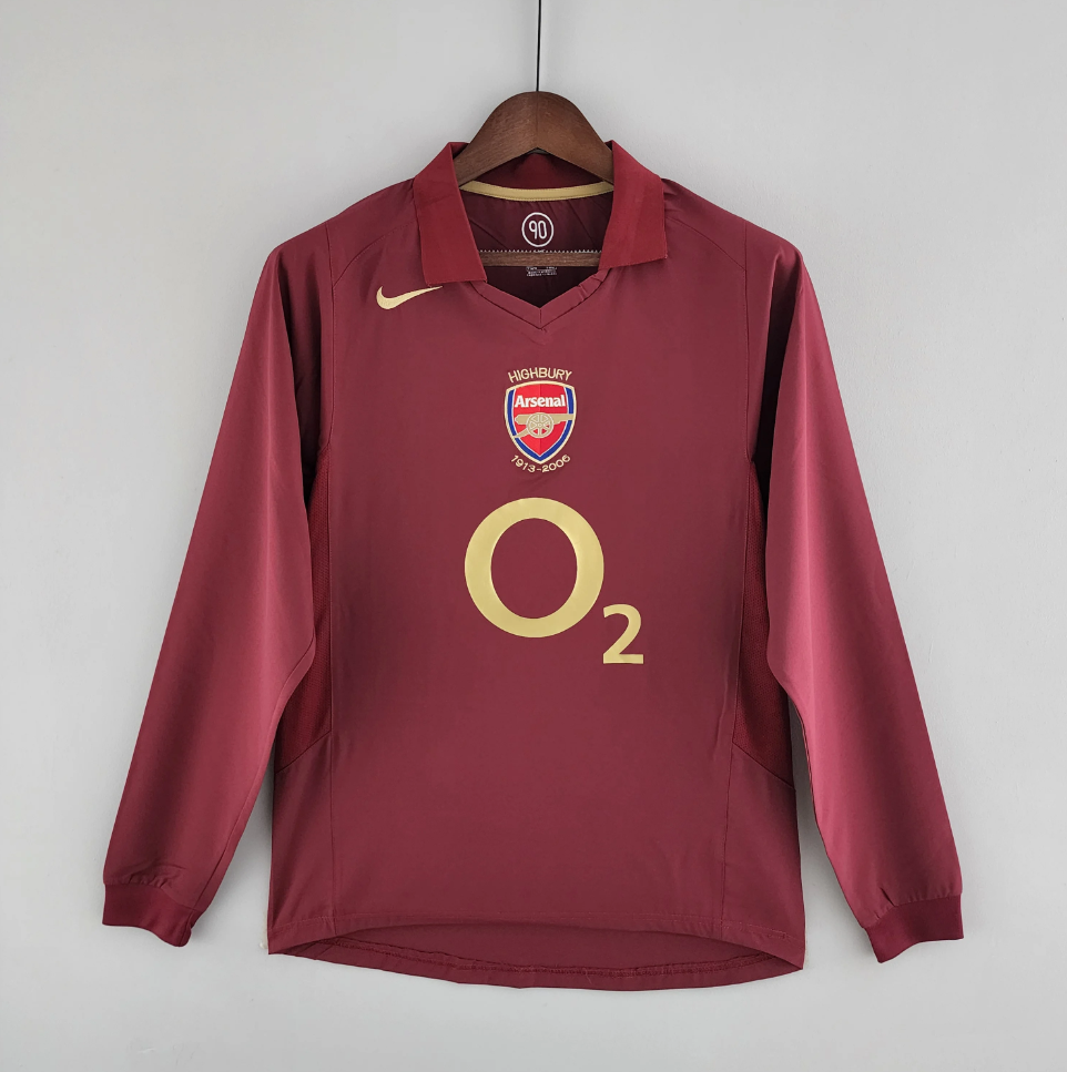 Arsenal 2005 2006 Langarmiges Heimtrikot