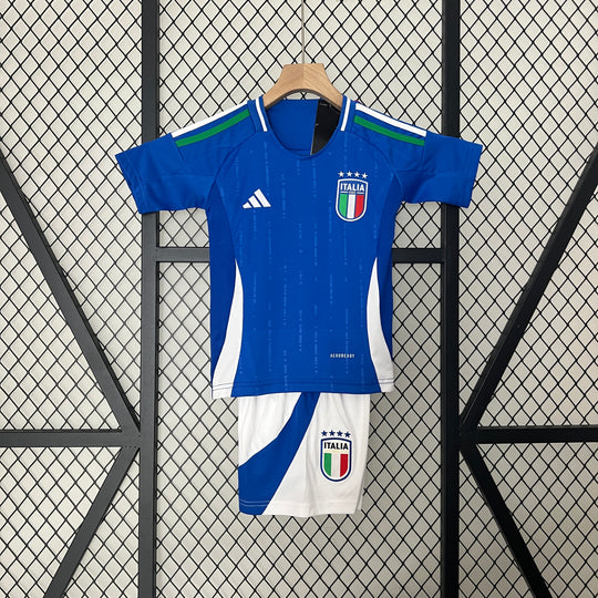 Italien 2024 Heimtrikot für Kinder