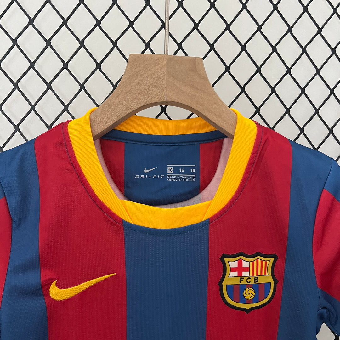 Barcelona 2010 - 2011 Heimtrikot für Kinder