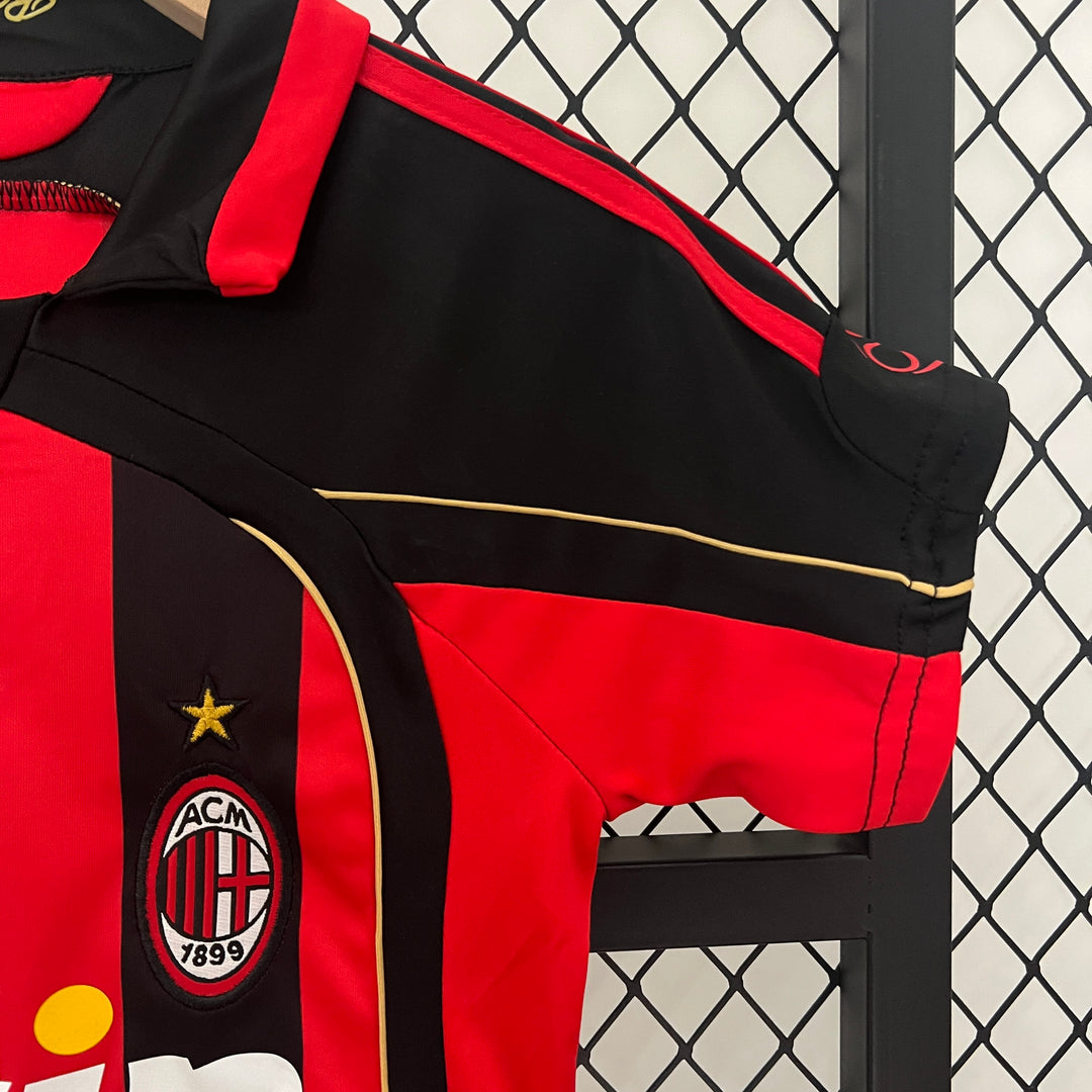 Ac Milan 2006 - 2007 Heimtrikot für Kinder