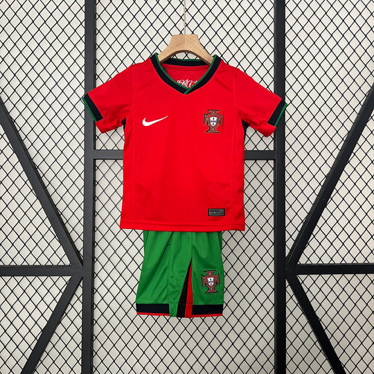 Portugal 2024 Heimtrikot für Kinder