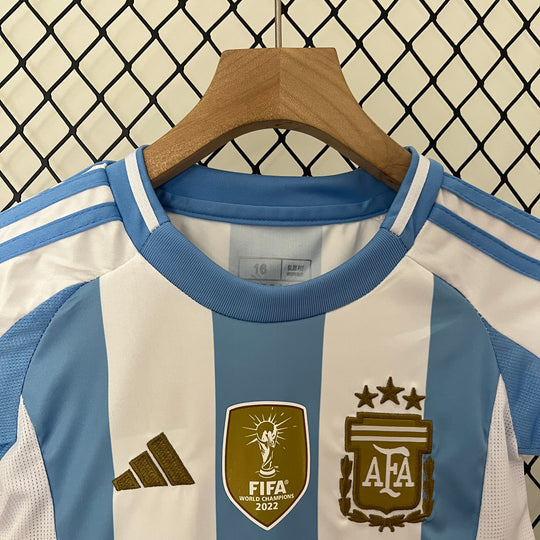 Argentinien 2024 Heimtrikot für Kinder