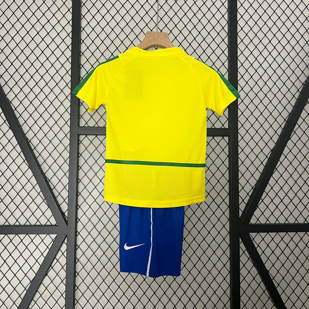 Brasilien Heimtrikot 2002 für Kinder