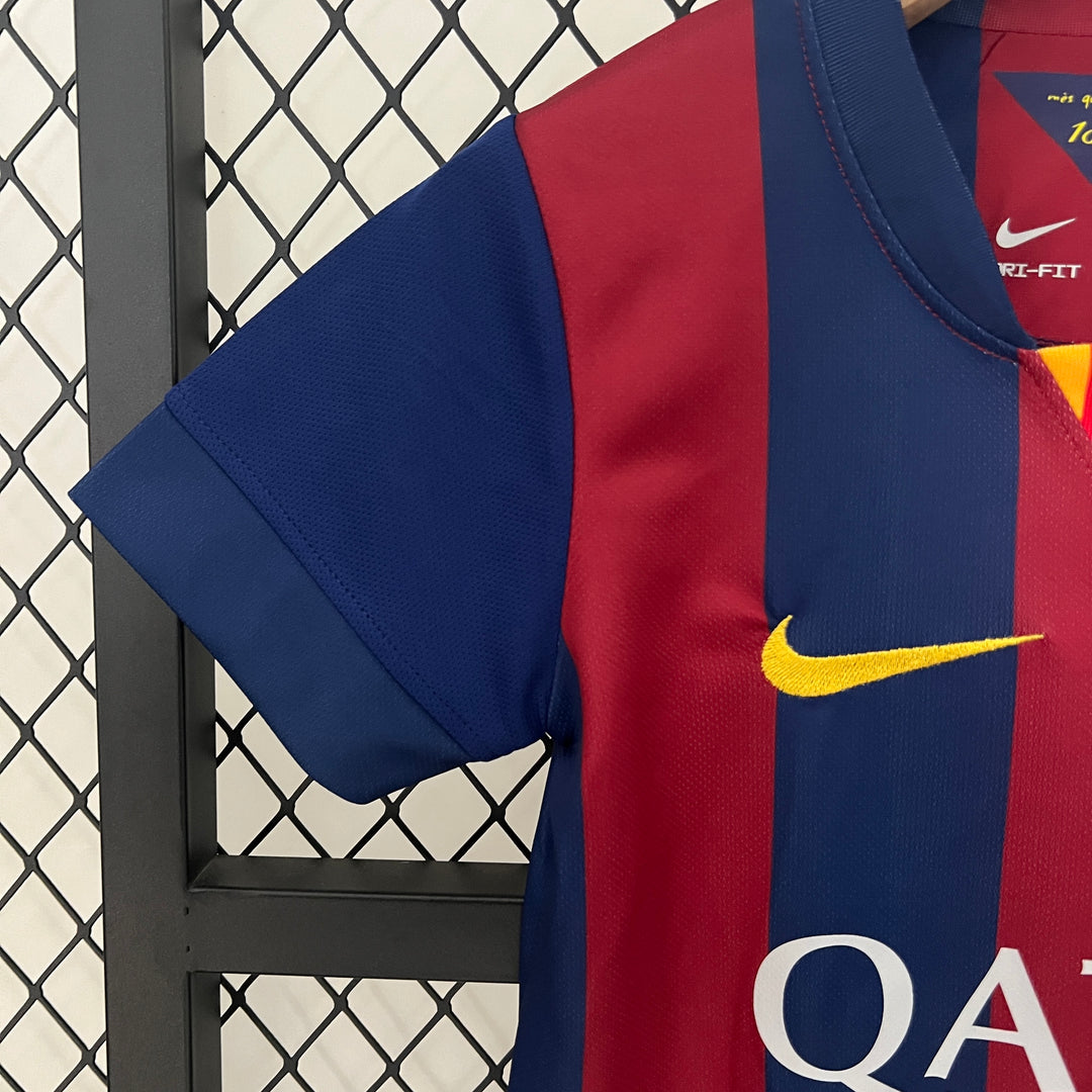 Barcelona 2014 - 2015 Heimtrikot für Kinder