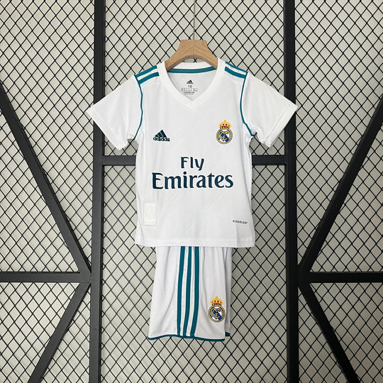 Real Madrid 2017 - 2018 Heimtrikot für Kinder