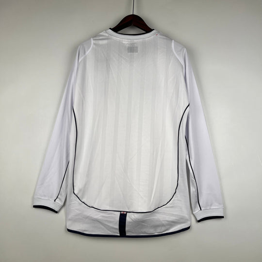 England 2002 Heimtrikot Langarmiges