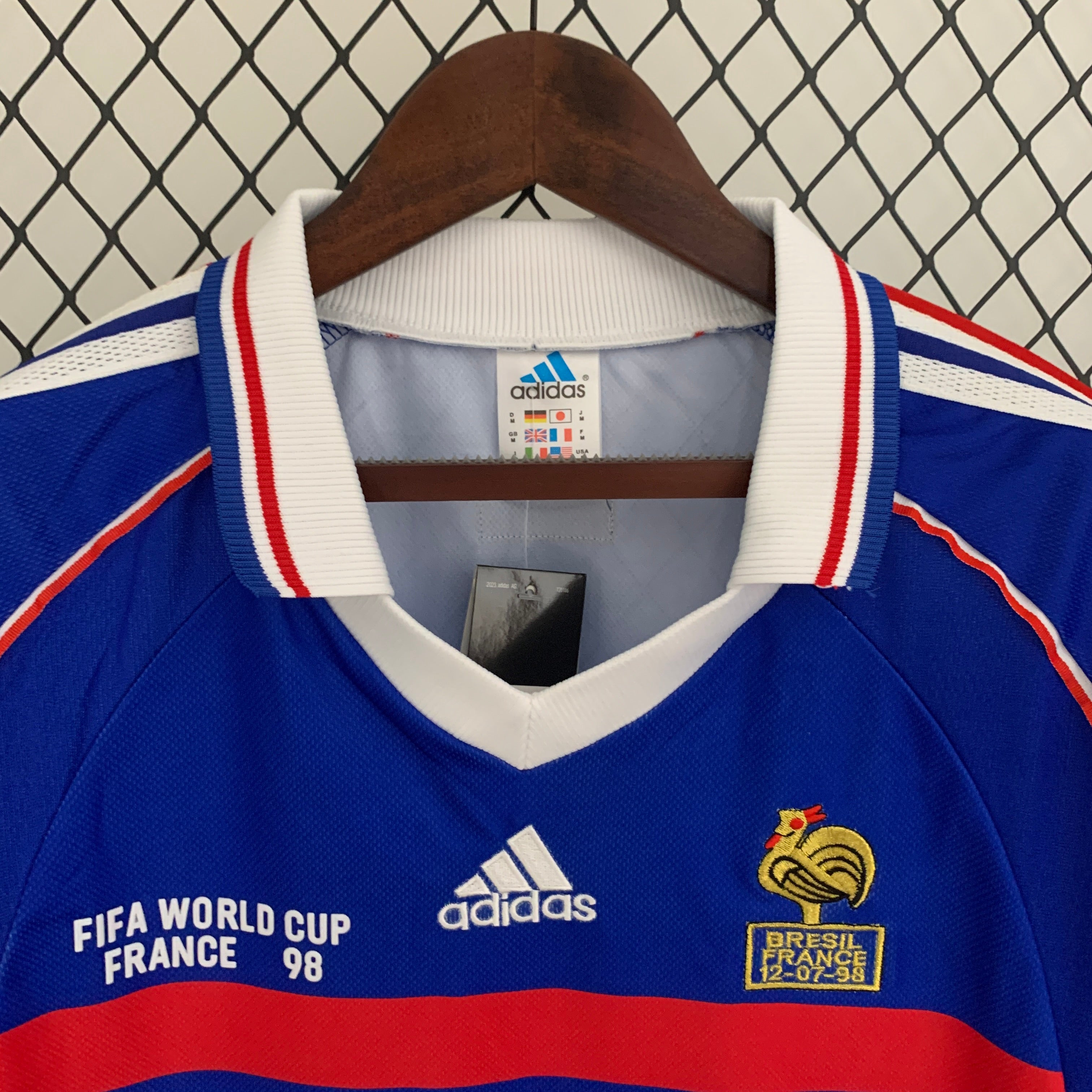 Frankreich 1998 Heimtrikot Langarmiges