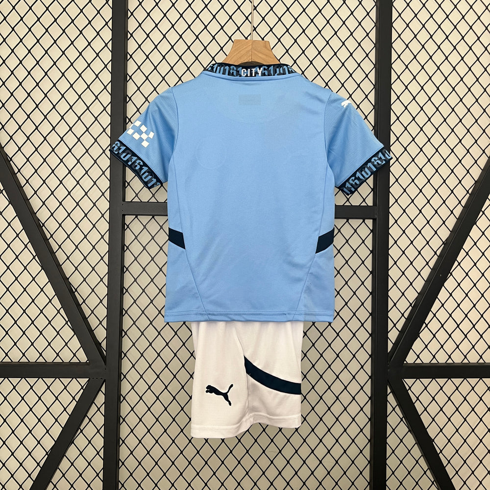 Manchester City 2024 - 2025 Heimtrikot für Kinder