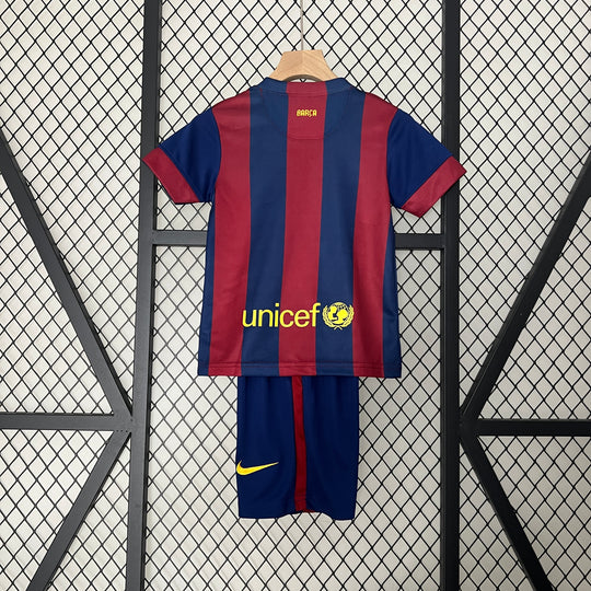 Barcelona 2014 - 2015 Heimtrikot für Kinder