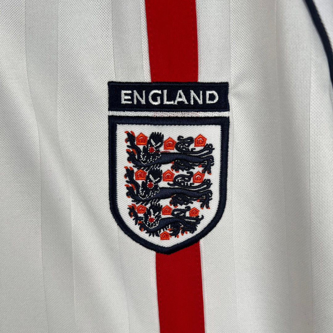 England WM 2002 Heimtrikot