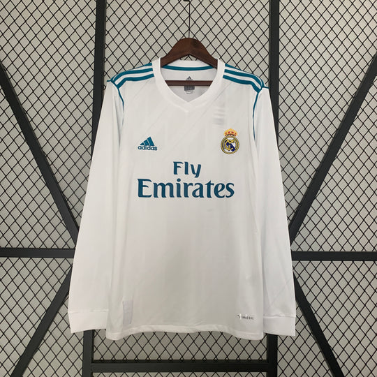 Real Madrid 2017 - 2018 Heimtrikot Langarmiges