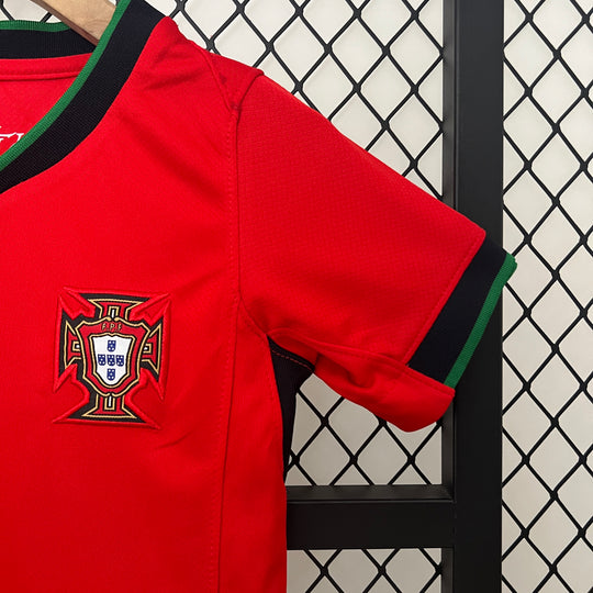 Portugal 2024 Heimtrikot für Kinder