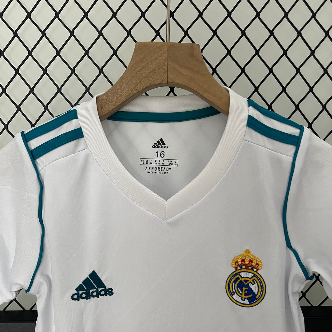 Real Madrid 2017 - 2018 Heimtrikot für Kinder