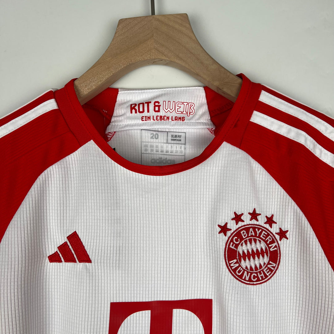 Bayern München 2023 - 2024 Heimtrikot für Kinder