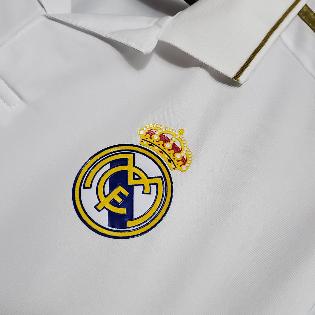 Real Madrid 2011 - 2012 Langärmliges Heimtrikot