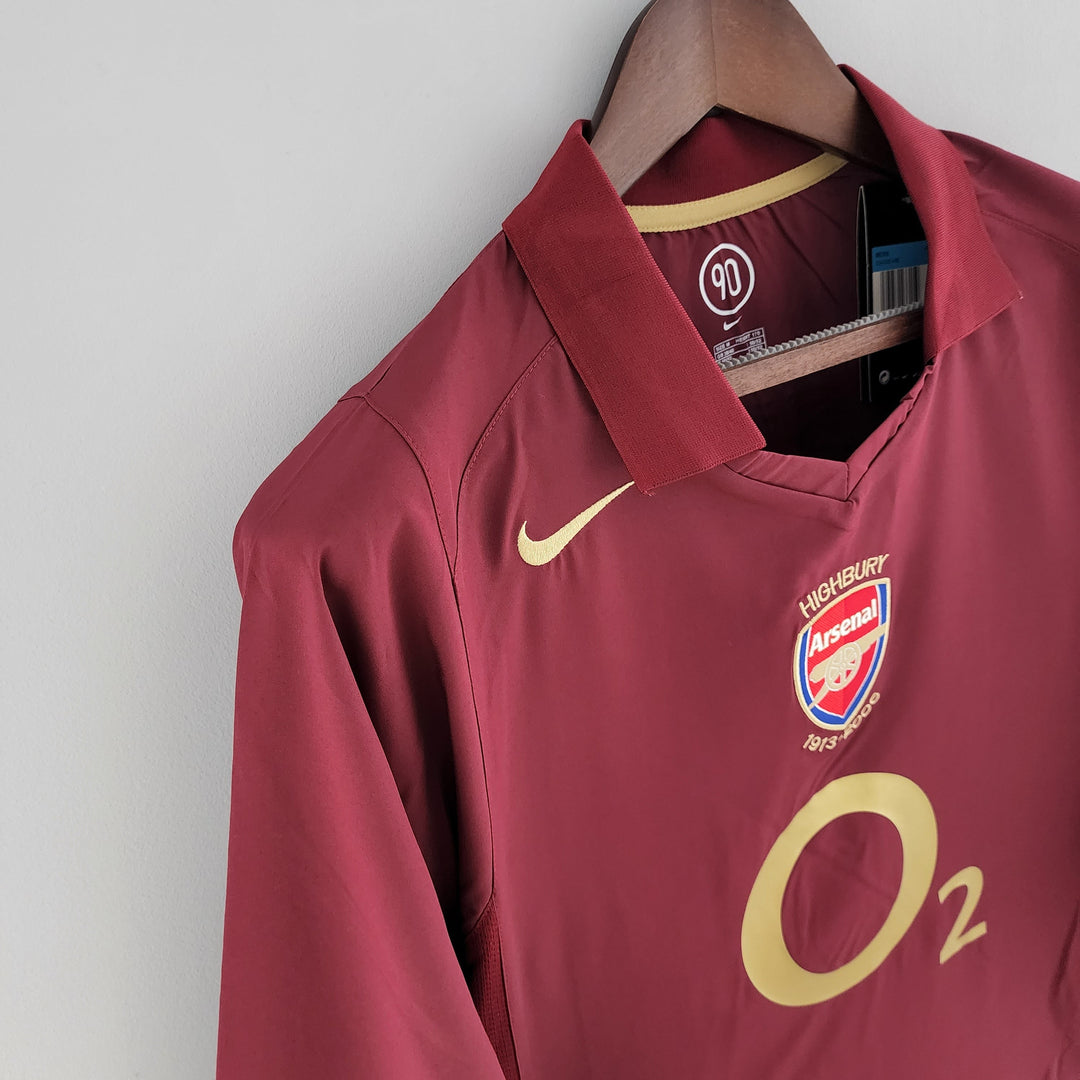 Arsenal 2005 - 2006 Langarmiges Heimtrikot