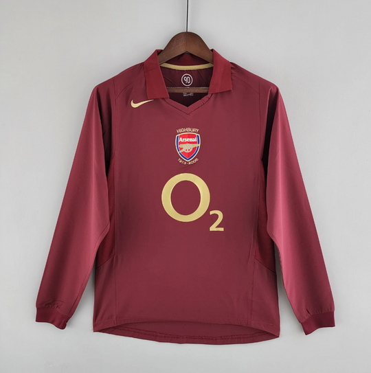 Arsenal 2005 - 2006 Langarmiges Heimtrikot