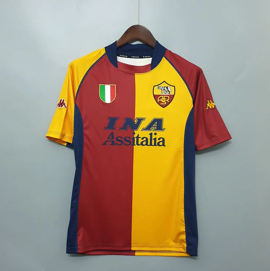 As Roma 2000 - 2001 Heimtrikot