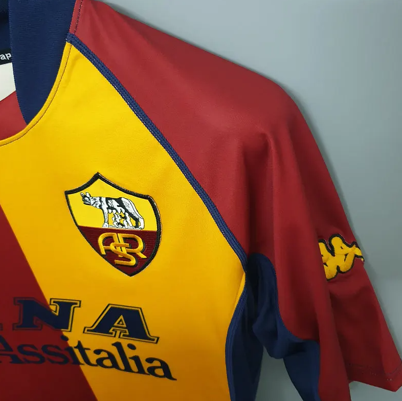 As Roma 2000 - 2001 Heimtrikot