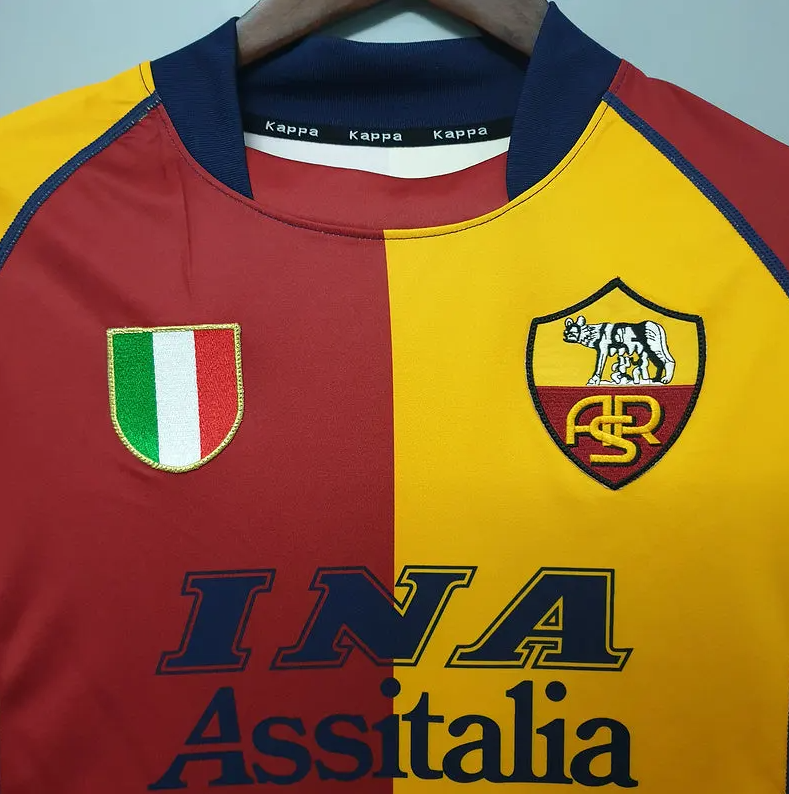 As Roma 2000 - 2001 Heimtrikot