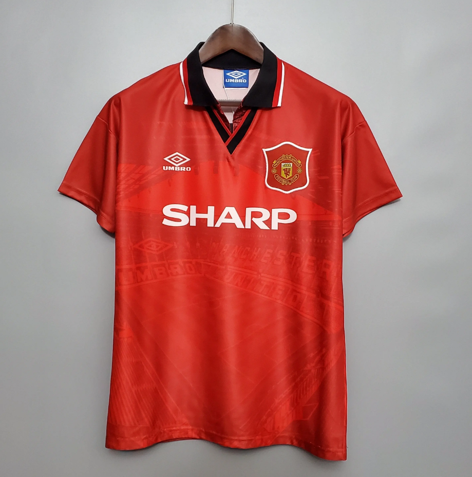 Maillot Manchester United 1995-1996 David Beckham Vintage - Taille M Rare