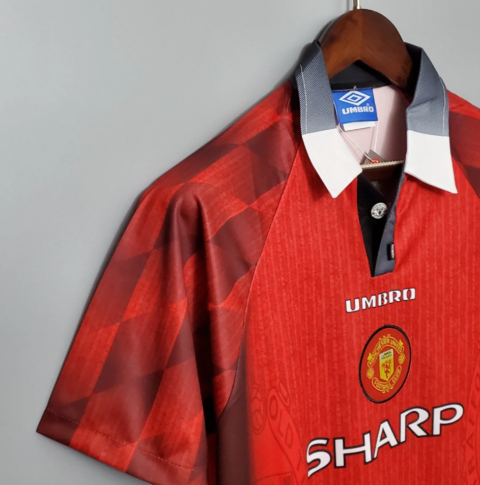 Maillot football vintage Manchester United 1996-1997 HOME 7