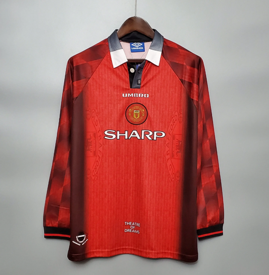 Manchester United 1996 - 1997 Langärmliges Heimtrikot