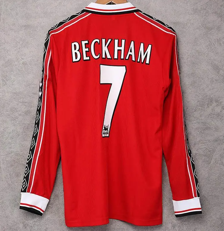 Manchester United 1998 - 1999 Langärmliges Heimtrikot