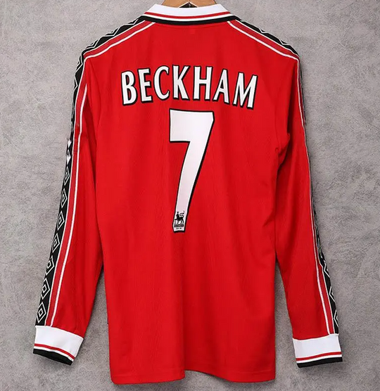 Manchester United 1998 - 1999 Langärmliges Heimtrikot