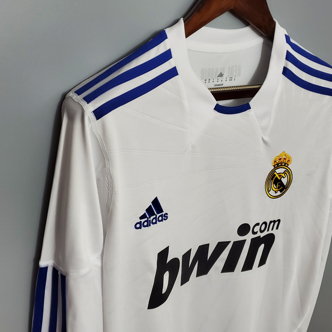 Real Madrid 2010 - 2011 Langärmliges Heimtrikot