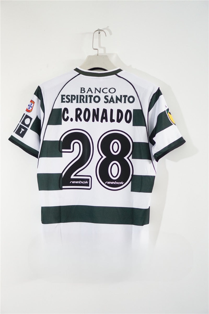 Sporting Lisboa 2001 2002 Heimtrikot retrotrikots.de